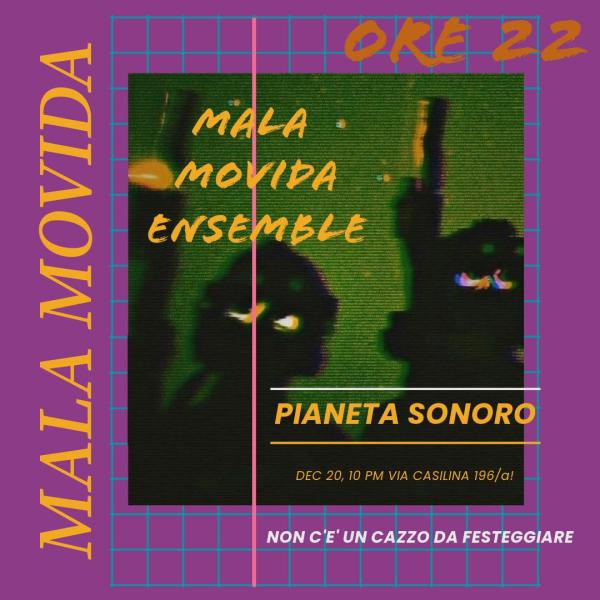 "Non c'è un cazzo da festeggiare" 𝐌𝐚𝐥𝐚 𝐌𝐨𝐯𝐢𝐝𝐚 Dj Set // 20.12 @Pianetasonoro