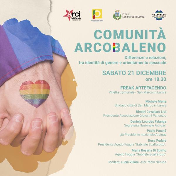 COMUNITÀ ARCOBALENO : differenze e relazioni tra identità di genere e orientamento sessuale