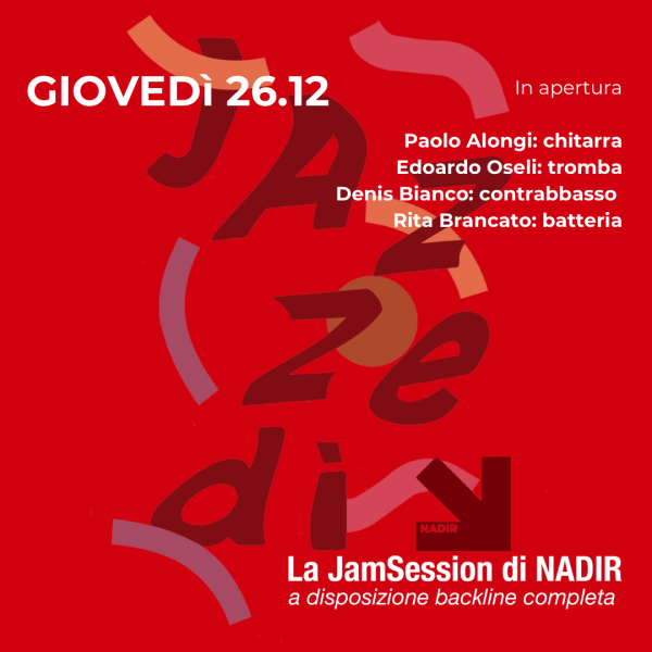 JAZZEDÌ - La jam di Nadir