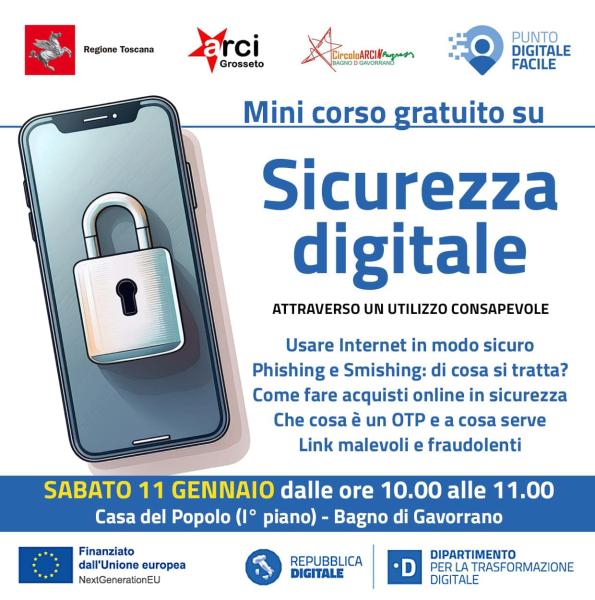 Mini CORSO gratuito su: SICUREZZA DIGITALE