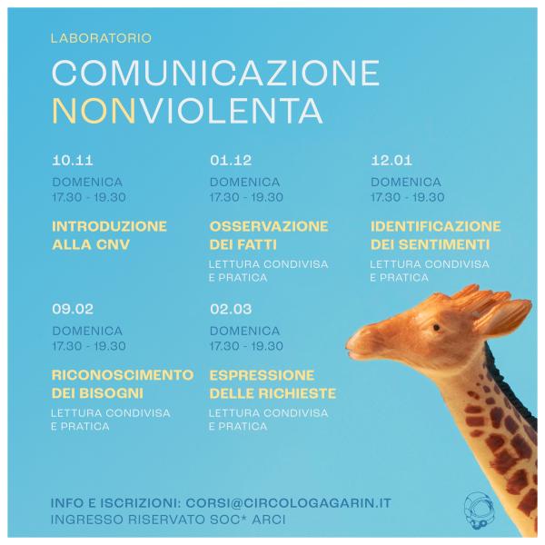 Laboratorio sulla Comunicazione Nonviolenta #3 | Circolo Gagarin