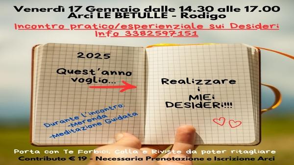 Un pomeriggio dedicato a Te e ai tuoi Desideri