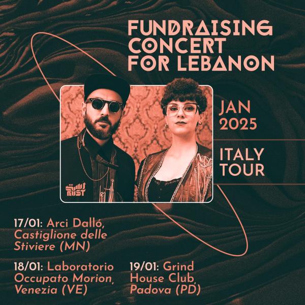 RUST ON TOUR - Serata di beneficenza per il Libano