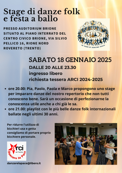 Stage di danze folk e festa a ballo