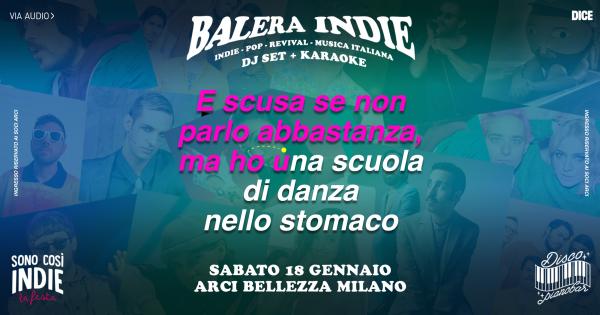 BALERA INDIE DJSET + KARAOKE