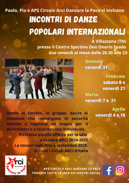 incontri di danze  popolari internazionali