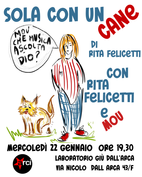 Sola con un Cane