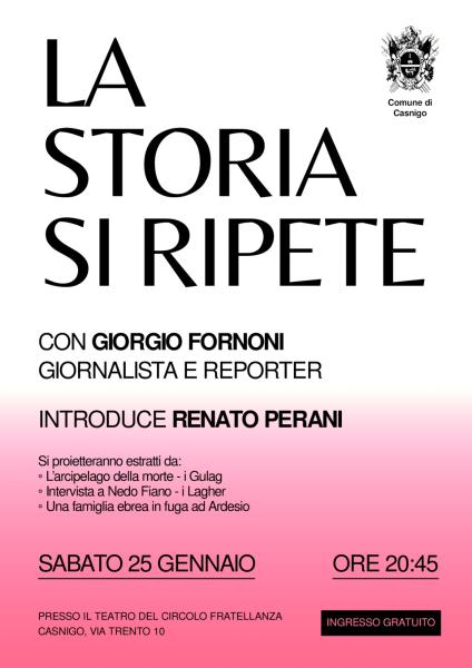 LA STORIA SI RIPETE