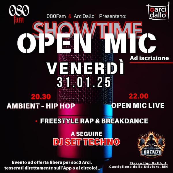 🚀 OPEN MIC SHOW TIME X 080 FAM 🚀