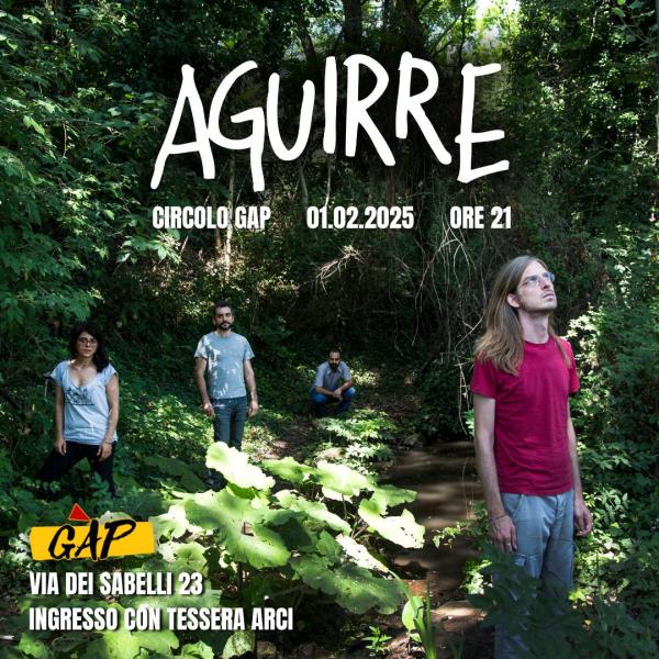 🎶 AGUIRRE A GAP SABATO 1 FEBBRAIO