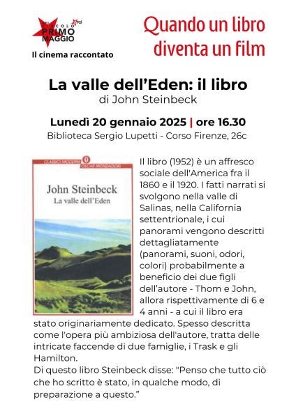Quando un libro diventa un film: La Valle dell'Eden, di John Steinbeck
