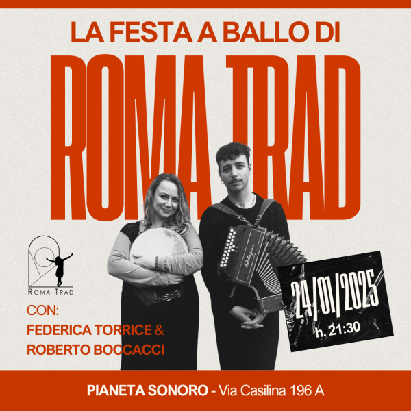La festa a ballo di 𝐑𝐎𝐌𝐀 𝐓𝐑𝐀𝐃 + 𝗕𝗡𝗦𝗦𝗥 Dj Set // 24.01 @PianetaSonoro