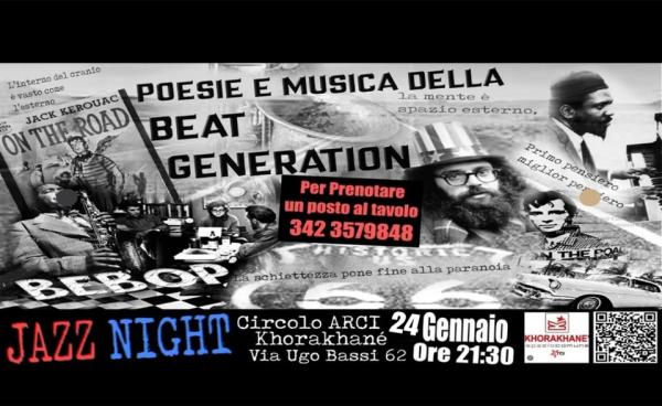 Jazz Night - con l'evento "Poesia e Musica della Beat Generation"