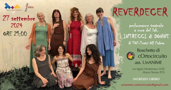 REVEDERCER - Rappresentazione teatrale