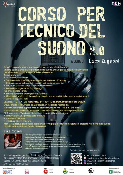 Corso per Tecnico del suono
