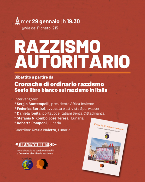 RAZZISMO AUTORITARIO   Dibattito a partire da 📙 Cronache di ordinario razzismo📙