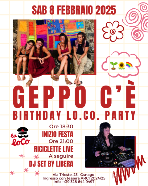 🎉 𝐆𝐄𝐏𝐏𝐎 𝐂’𝐄̀ – 𝐁𝐈𝐑𝐓𝐇𝐃𝐀𝐘 𝐋𝐎.𝐂𝐎. 𝐏𝐀𝐑𝐓𝐘 🎉