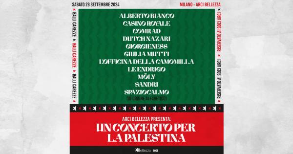 UN CONCERTO PER LA PALESTINA