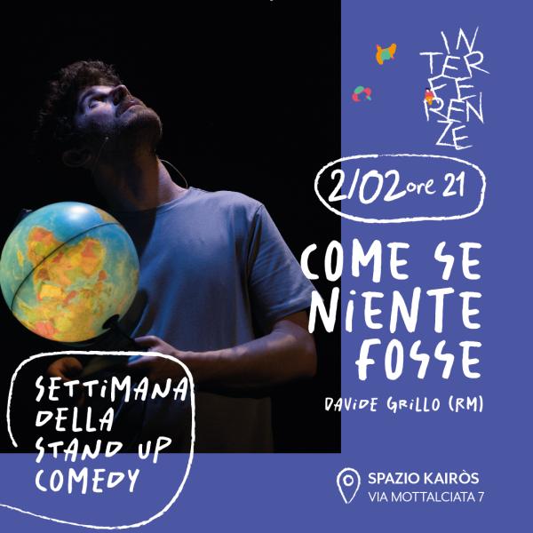 "Come se niente fosse" - ultimo appuntamento della settimana della stand up comedy 🥳