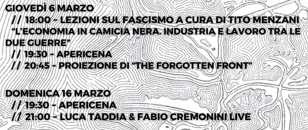 RESISTENTI - UN CICLO DI INCONTRI PER PARLARE FASCISMO