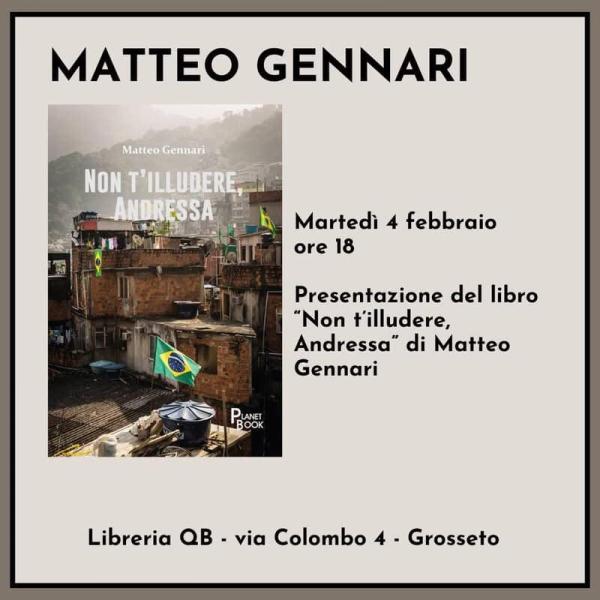 "Non t'illudere Andressa" - presentazione del libro di Matteo Gennari