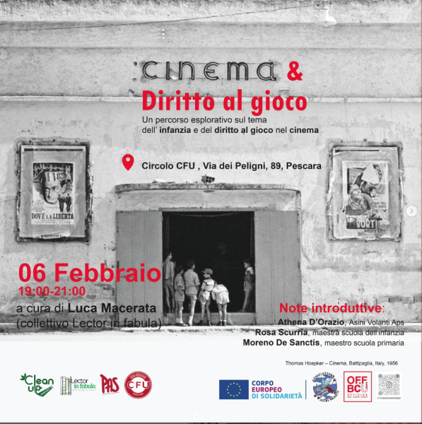 Cinema e Diritto al gioco