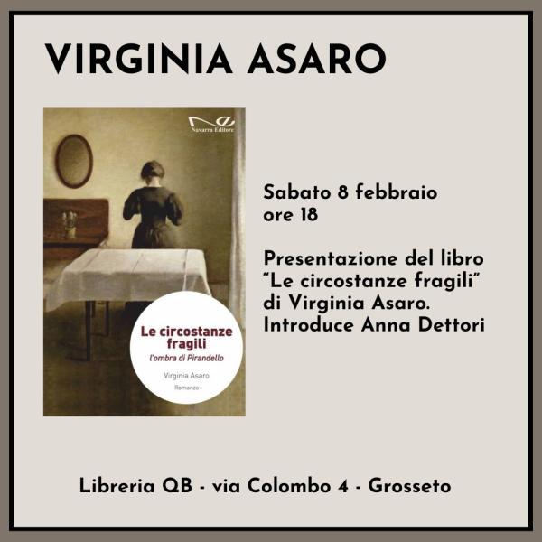 𝑃𝑟𝑒𝑠𝑒𝑛𝑡𝑎𝑧𝑖𝑜𝑛𝑒 𝑑𝑒𝑙 𝑙𝑖𝑏𝑟𝑜 "𝐿𝑒 𝑐𝑖𝑟𝑐𝑜𝑠𝑡𝑎𝑛𝑧𝑒 𝑓𝑟𝑎𝑔𝑖𝑙𝑖. 𝐿'𝑜𝑚𝑏𝑟𝑎 𝑑𝑖 𝑃𝑖𝑟𝑎𝑛𝑑𝑒𝑙𝑙𝑜" 𝑑𝑖 𝑉𝑖𝑟𝑔𝑖𝑛𝑖𝑎 𝐴𝑠𝑎𝑟𝑜