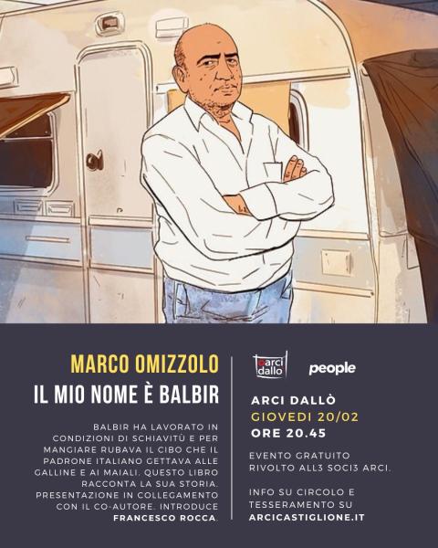 Presentazione del libro “Il mio nome è Balboa” con il co-autore Marco Omizzolo