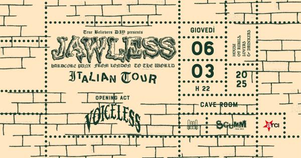 Jawless (UK) + Voiceless live