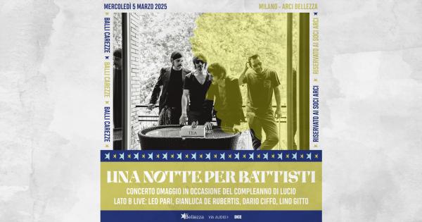 UNA NOTTE PER LUCIO BATTISTI