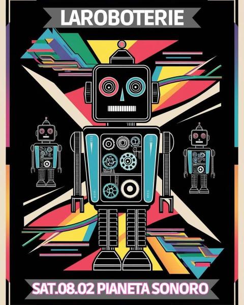 🤖🌈 𝐋a𝐑o𝐛o𝐭e𝐫i𝐞: Backdrifter & St.Robot Dj Set // 08.02 @PianetaSonoro