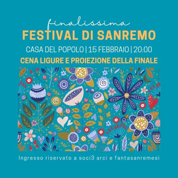 Tutt3 insieme per la Finale Del festival di Sanremo !