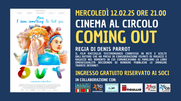 Cinema al Circolo "COMING OUT" (Regia di Denis Parot)