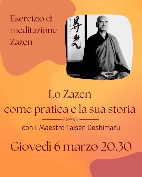 LO ZAZEN COME PRATICA E LA SUA STORIA - Esercizio di meditazione
