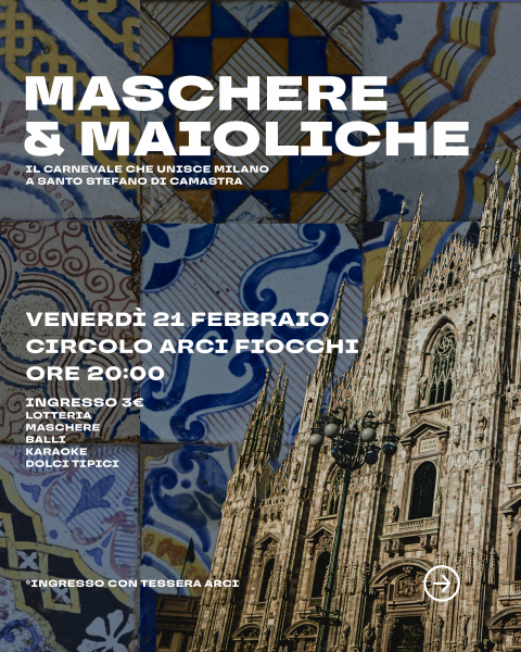 MASCHERE & MAIOLICHE