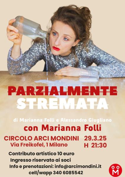 PARZIALMENTE STREMATA di Marianna Folli e Alessandro Giugliano con Marianna Folli