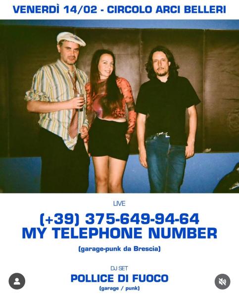 LIVE+ VINYL SELECTA! - MY TELEPHONE NUMBER+POLLICE DI FUOCO
