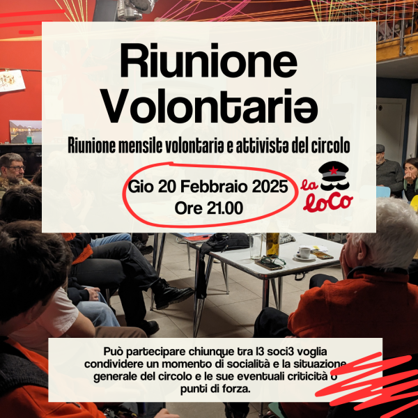 Riunione Volontari/e