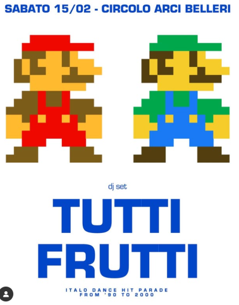 DJ-SET! - TUTTI I FRUTTI italo dance 90/00