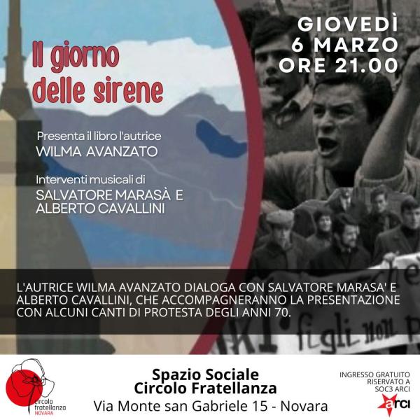 Presentazione di "Il giorno delle sirene" di e con Wilma Avanzato