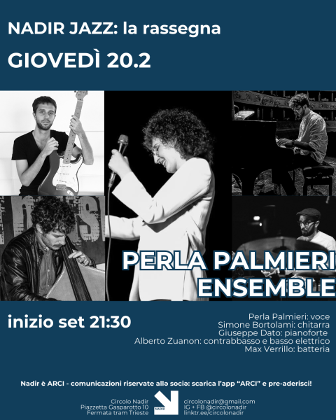 Nadir jazz: PERLA PALMIERI ENSEMBLE