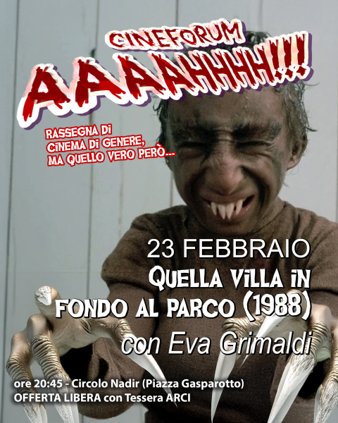 “QUELLA VILLA IN FONDO AL PARCO” (1988) - Cineforum AAAAHHHH!!!!