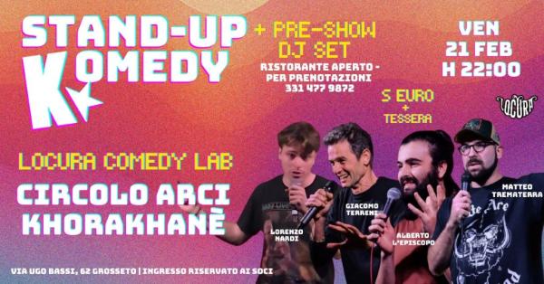 Stand-Up Komedy: Locura Comedy Lab