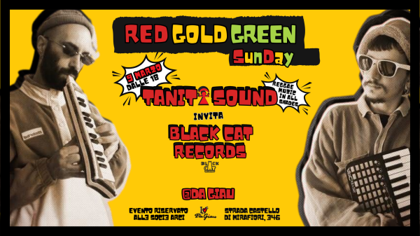 Red Gold Green Sunday- Tanit Sound invita Black Cat Records