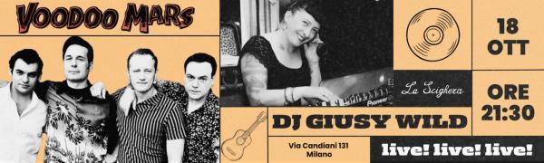 Voodoo Mars in concerto + dj Giusy Wild