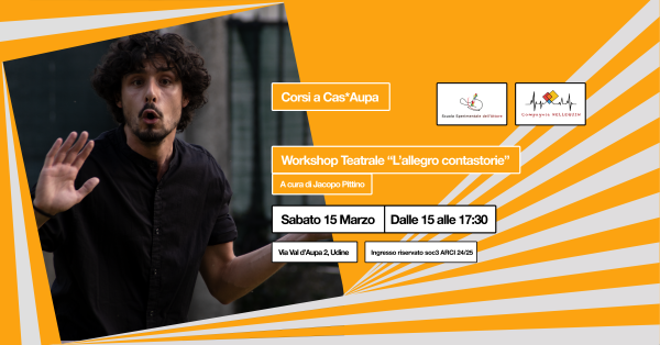 Workshop teatrale | “L’allegro contastorie”