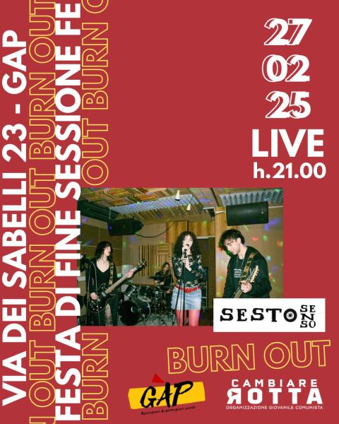 BURN OUT – FESTA DI FINE SESSIONE🔥