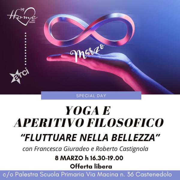 FLUTTUARE NELLA BELLEZZA. Yoga e aperitivo filosofico.