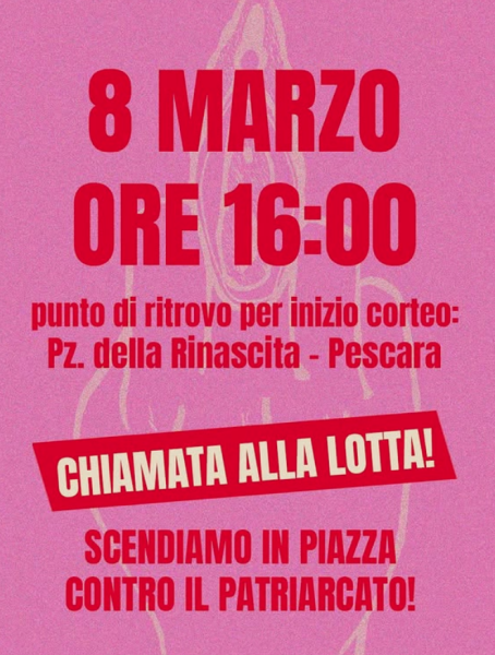 8 MARZO – TUTTƏ IN PIAZZA CONTRO IL PATRIARCATO!