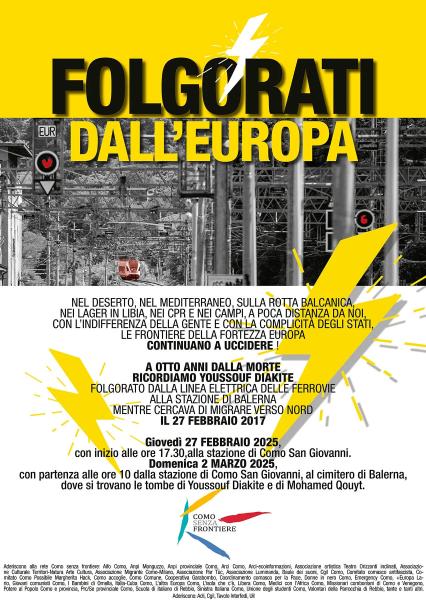 27 febbraio + 2 marzo/ Ricordo di Youssouf Diakite